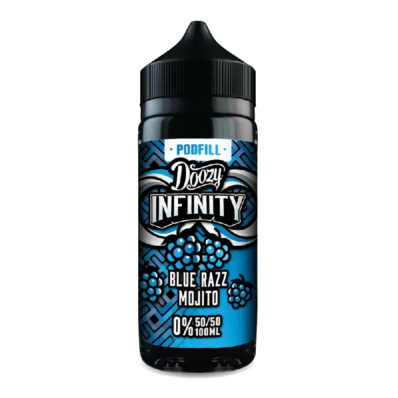 Doozy Infinity 100ml Shortfill E-Liquid 50VG Blue Razz Mojito - Title#0mg