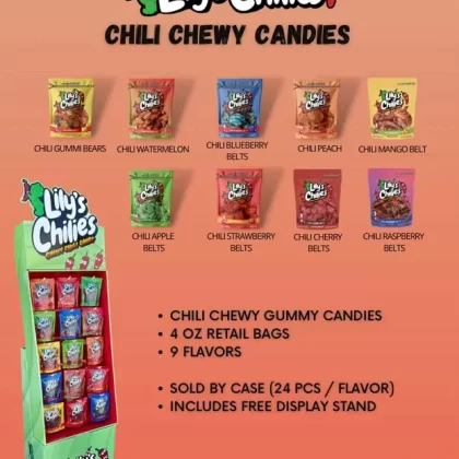 LILY’S CHILIES 4oz CHEWY CHILI CANDY SINGLE
