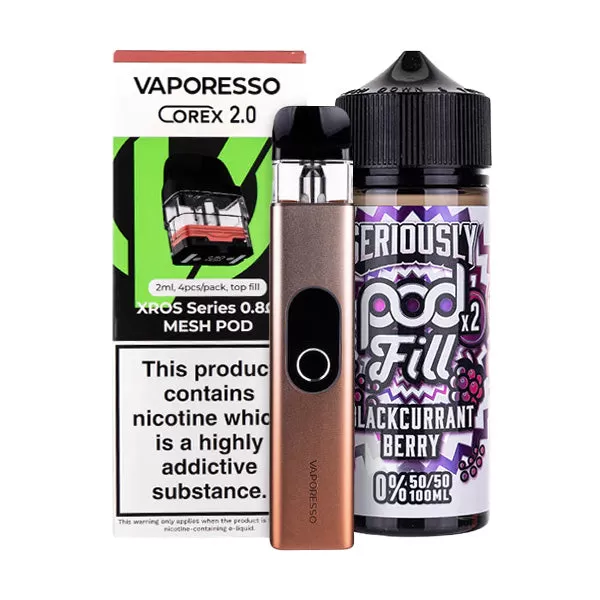 Vaporesso XROS 4 Nicotine Free Bundle - Lilac Purple / 1.0ohm (Mesh) - Image 2