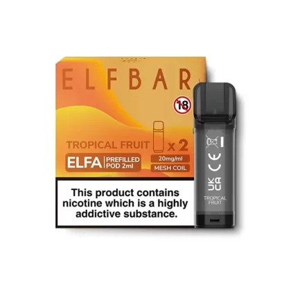 Elf Bar ELFA Tropical Fruit Pods (2 Pack) - Ejuicewarehouse