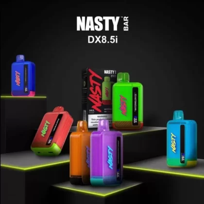 Nasty Bar Rechargeable Disposable Vape (8500 Puffs) - 50 mg / Cherry Watermelon