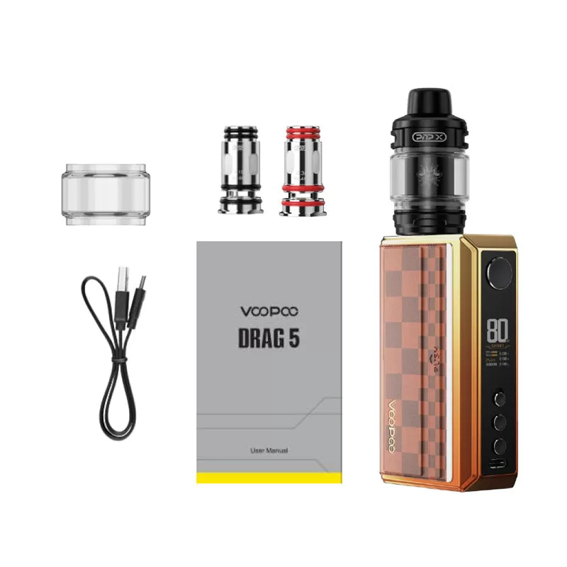 Voopoo Drag 5 177W Box Mod Kit - Green - Image 3