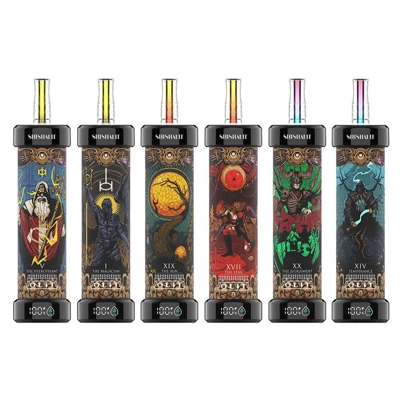 Olit Shishalit 30K Puffs Disposable E-hookah 25ml 0.35% - Flavor#Blue Razz Lemonade>Gum Mint>Magic Love>Strawberry Punch>Strawberry Raspberry Candy>Watermelon Strawberry Bubblegum>Love 66 (3E3B74)