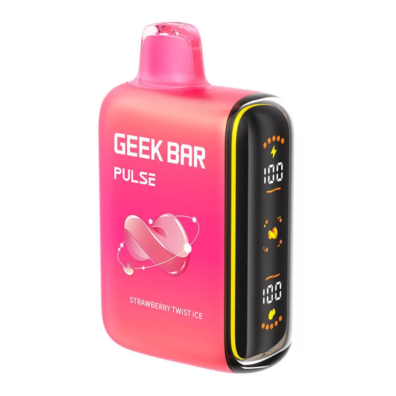 Geek Bar Pulse Disposable Vape Device - Strawberry Twist Ice 16ml - 20mg/ml