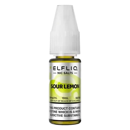ElfLiq Sour Lemon Nic Salt Vape Juice 10ml