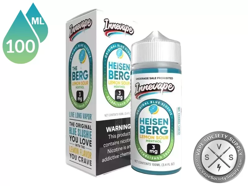Heisenberg Lemon Sour Menthol Innevape 100ml - Image 3