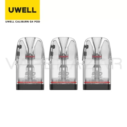Uwell Caliburn G4 Leerpod 0,4 Ohm (3er Pack) - Pod Kit; Vape Product