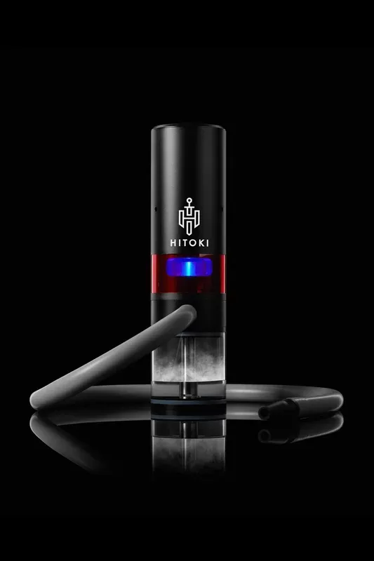 Hitoki Laser Combustion Pipe – The Trident V2 - Color#Black>Rose Gold>24k Gold