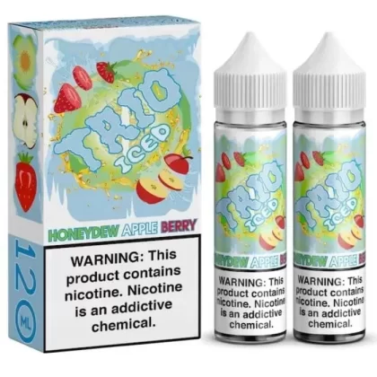 Honeydew Apple Berry Iced E-Liquid by Trio - Size#120ml~Nicotine#3MG>6MG
