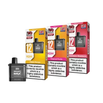 IVG Smart Max Strawberry Raspberry Ice Refill Pack - Nicotine Strength#20mg