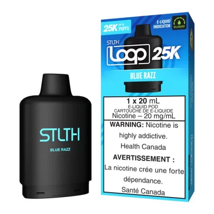 STLTH Loop 25K E-Liquid Pod Pack - Blue Razz - 20mg/ml