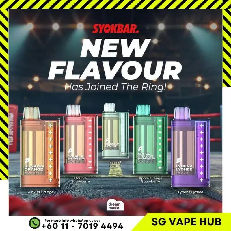 SYOKBAR 15,000 Puffs - Apple Orange Strawberry - Image 2