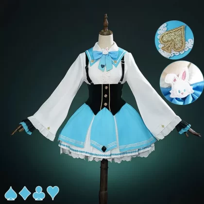 Teal Twin Tails Miku March Hare Cosplay Costume - Wonderland Bunny Outfit