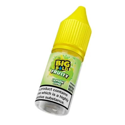 Lemon Lime By Big Bold Fruity 10ml Nicotine Salt - Nicotine Strength#10mg (Salt)>20mg (Salt)