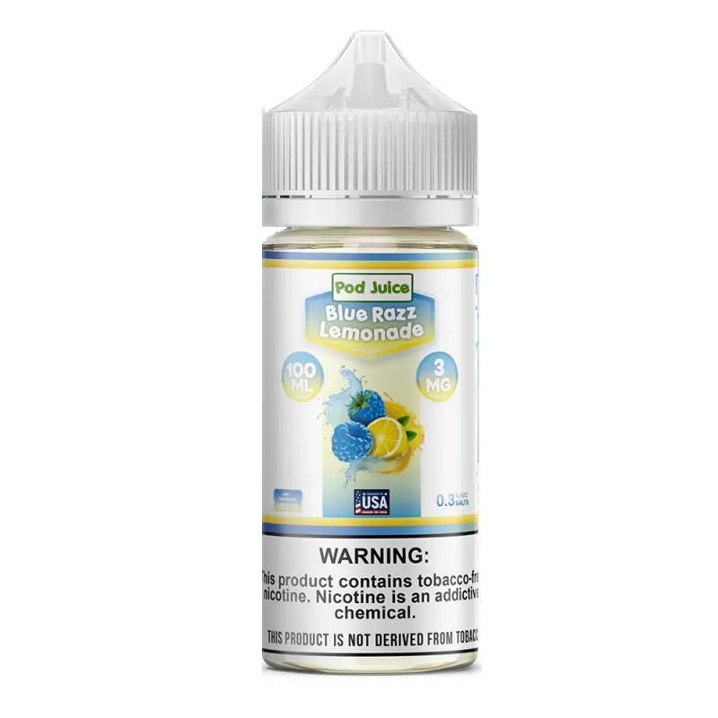 Blue Razz Lemonade 100ml – Pod Juice E-Liquid - Vape Product, Vape Product - Image 2