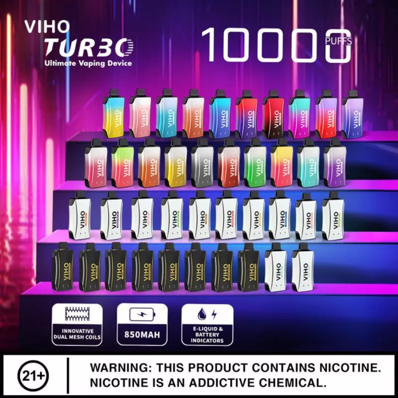 VIHO Turbo 10K - Banana Icy - Vapeciga - Image 3