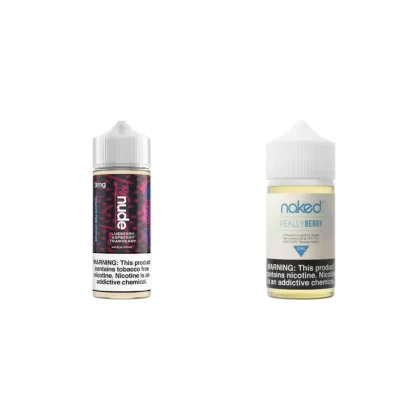 Naked 100 Really Berry + Nude BRS 2 Bottle Bundle - Vape Product, Vape Product (6D424B)
