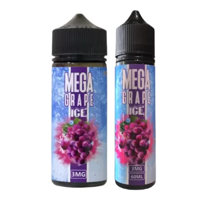 MEGA Grape Ice – GRAND E-LIQUIDS 60ml & 120ml - Vapebazaar Pk