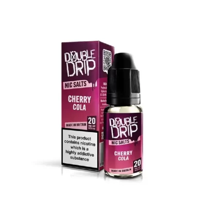 Double Drip Nic Salt E-Liquid Cherry Cola - Nicotine Strength#20mg>10mg