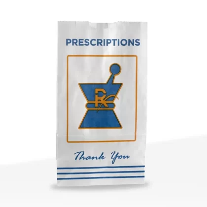 Pharmacy Prescription Exit Bags | X-Large – 6″ x 11″ x 3.75″ | Kraft – 500 Count