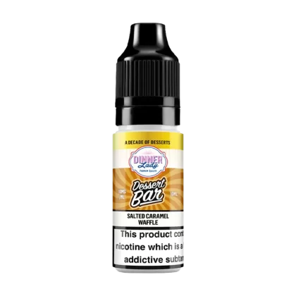 Salted Caramel Waffle Nic Salt by Dinner Lady Dessert Bar Range - Ecigwizard