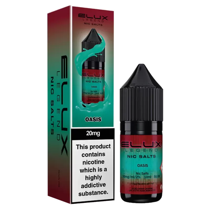Oasis Nic Salt By Elux Legend - 10mg