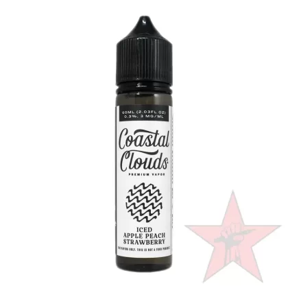 Coastal Clouds – Iced Apple Peach Strawberry – 60mL - Nicotine (mg)#3