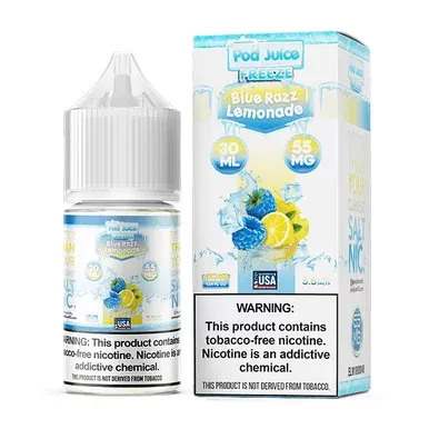 Blue Razz Lemonade Freeze Pod Juice TFN Salts 30mL
