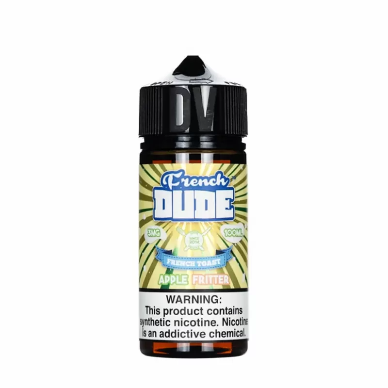 French Dude – Apple Fritter – 100mL Dessert Vape 70/30 - Image 2