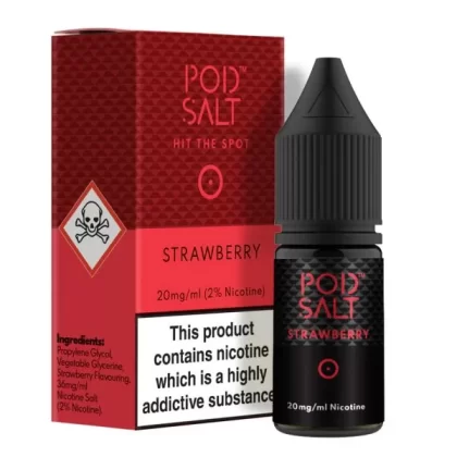 Pod Salt Strawberry Nic Salt E-Liquid - 11mg