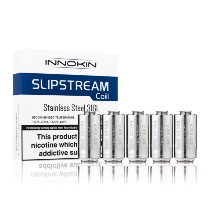 Innokin Slipstream 0.5 / 0.8 ohm Coils For Innokin Slipstream Tank 5-Pack - 0.5 Ohm - Stainless Steel 316L, 0.8 Ohm - Kanthal BVC; 5 Coils