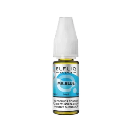 Elf Bar Elfliq Mr Blue Nic Salt E-Liquid - 20mg - Vape Product (D3D0A0)