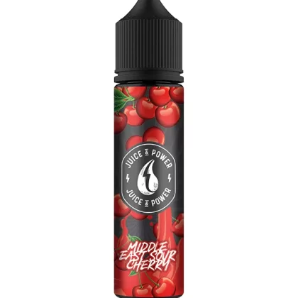 Juice"N"Power Middle Eastern Cherry 60ml E Liquid - 0mg