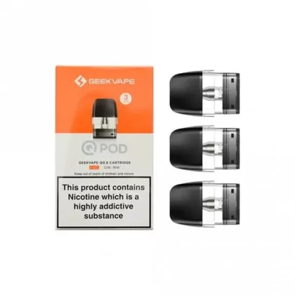 Q Replacement Pods by GeekVape (3 Pack) - 0.8 Ohm