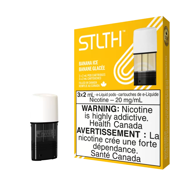 STLTH Pod Pack - Banana Ice - 20 mg/mL (wholeseller) - Excise ON, 20 mg/mL - ON (8A1B3A)