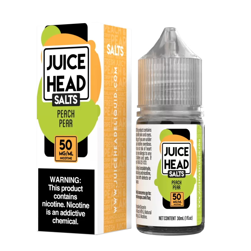 Juice Head Salts - Peach Pear - 30ML E-Liquid