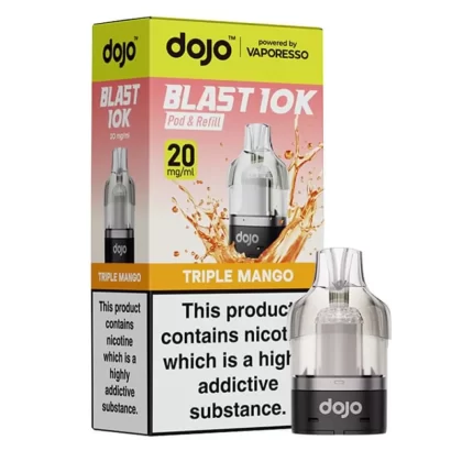 Dojo Blast 10K Triple Mango Prefilled Pods - 20mg