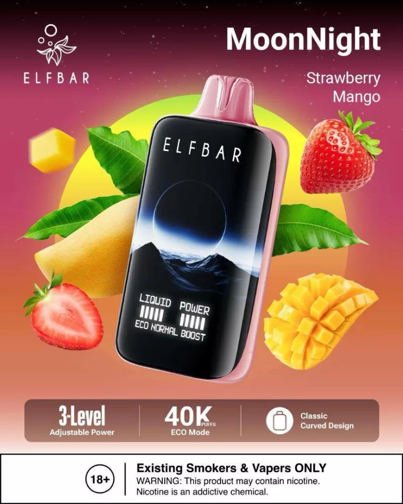 Elfbar Moon Night 40000 Puffs Disposable Vape – Best Vape Kits UAE - Vapesmokezone - Image 3