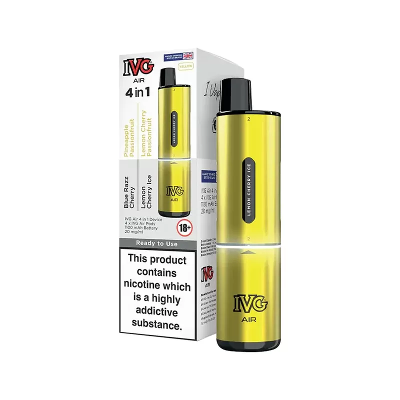 IVG Air 4in1 Pod Kit - Edition#Green>Pink>Red>Silver>Black>Blue>Gold>Purple>Sky>Yellow (F6A379)