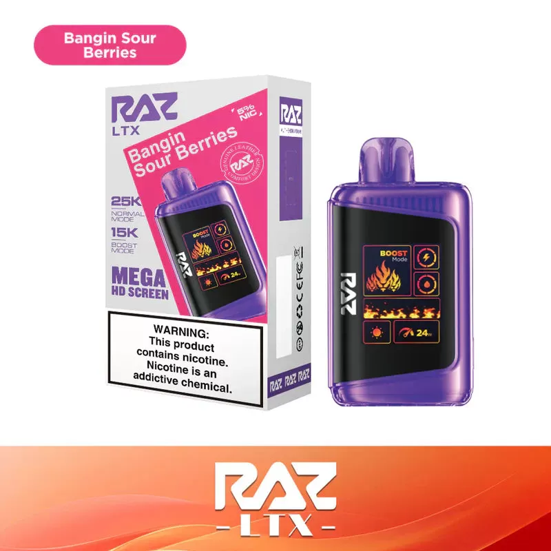 RAZ LTX 25K Puff Disposable Device – 25000 Puffs - Watermelon Ice - Image 2