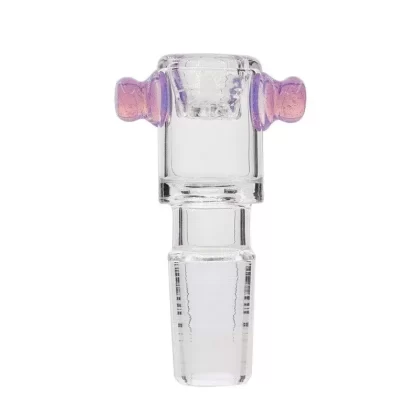 Sparring Partner Glass Bong Bowl – 18mm Male - Color#White>Black>Blue>Green>Pink