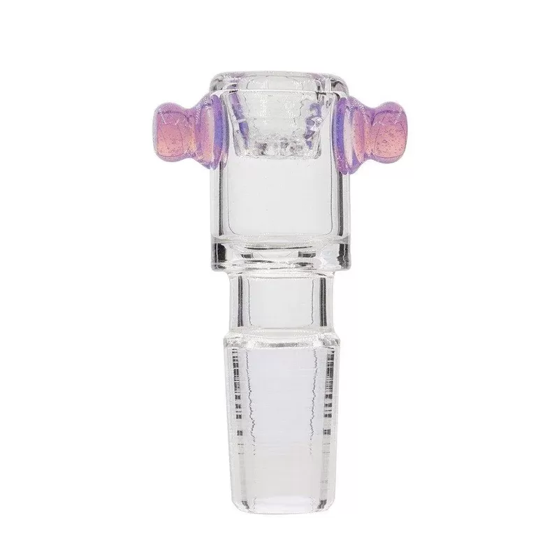 Sparring Partner Glass Bong Bowl – 18mm Male - Color#White>Black>Blue>Green>Pink