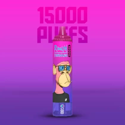 Fumot RandM Tornado 18000 Puffs Strawberry Grape