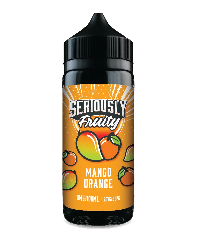 Mango Orange (Fruity) Seriously E Liquid 100ml – 70VG - Vapestorm Co