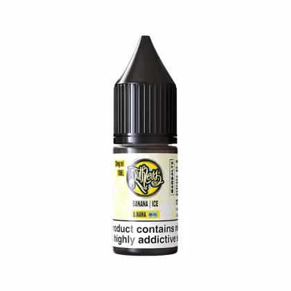 Ruthless Banana Ice Nic Salt Vape Juice - 10 Pack - 10mg