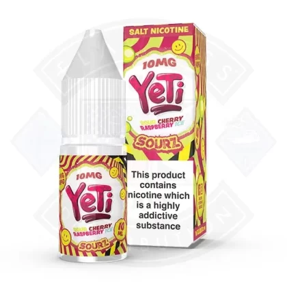 Yeti Sourz Cherry Raspberry Ice 10ml E-Liquid - Size#10mg
