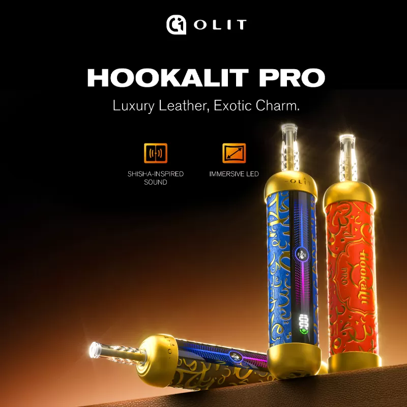 Made in Indonesia | OLIT HookaLit Pro 60K Puff Disposable E-Hookah - 60,000 Puffs - Fcuking Fab