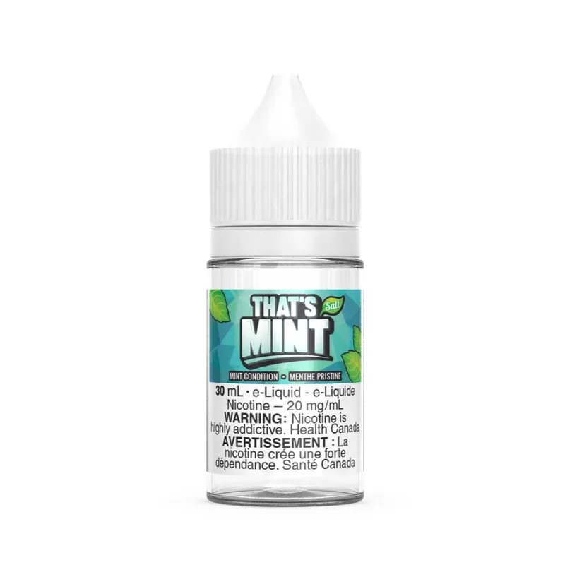 Thats Mint Mint Condition Salt E-Liquid