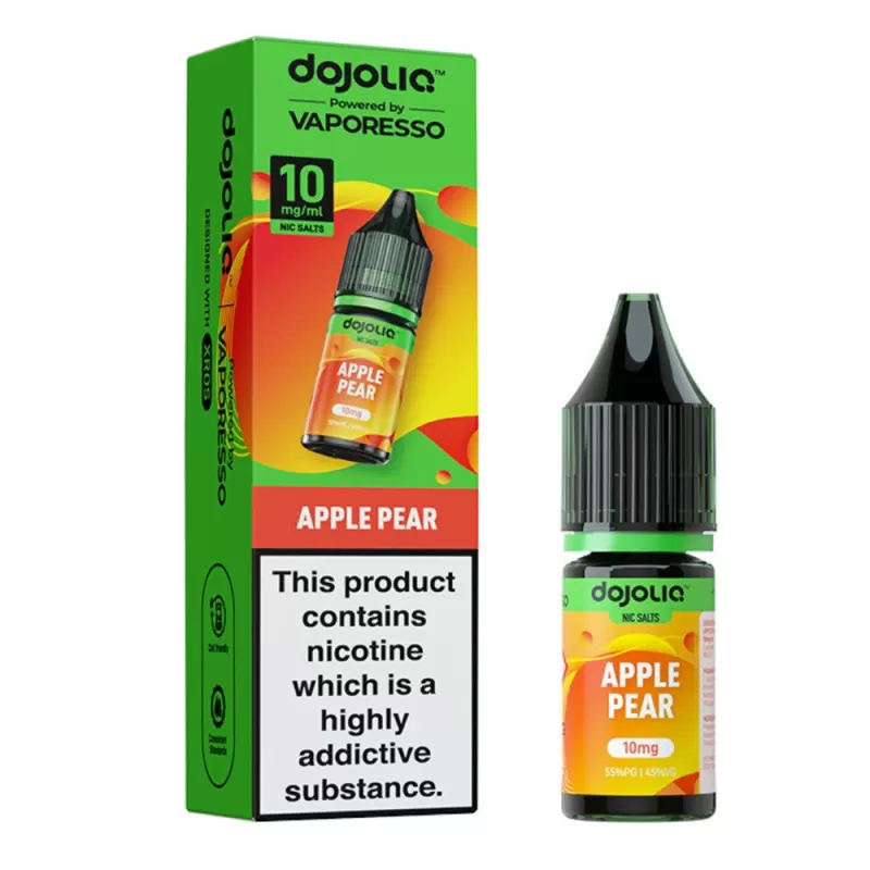 Apple Pear Nic Salt E-Liquid by Dojoliq (10ml) - 20mg