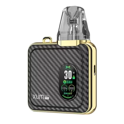 OXVA XLIM SQ Pro Kit - UK Vape-TPD, USA Vape; Black Carbon, BLACK LEATHER – NEW